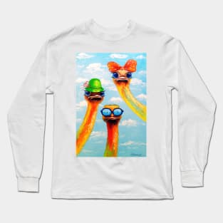 Friends ostriches Long Sleeve T-Shirt